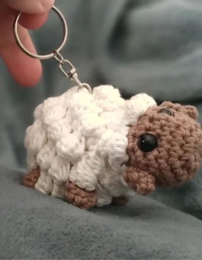 Porte-clé crochet mouton