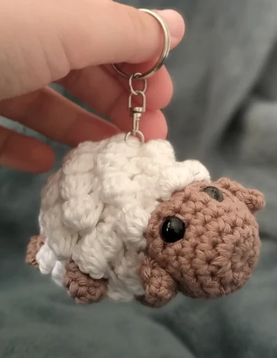 Porte-clé crochet mouton