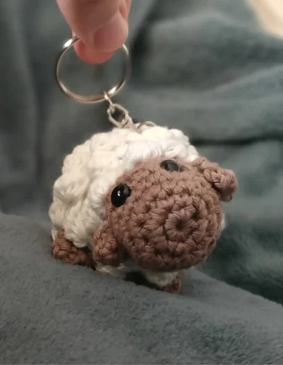 Porte-clé crochet mouton